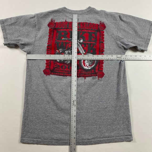 Vintage Y2K Boot Hill Saloon 2003 Bike Week Daytona Beach T Shirt Mens L/M USA - Picture 8 of 10